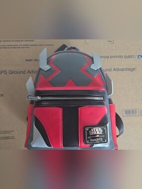 Star Wars Exclusive Loungefly Super Commando Mandalorian backpack NWT